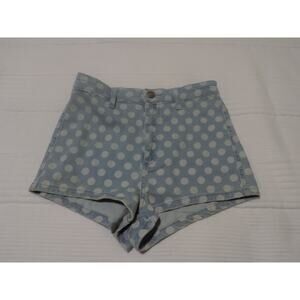 TopShop Moto Polka Dotted Shorts